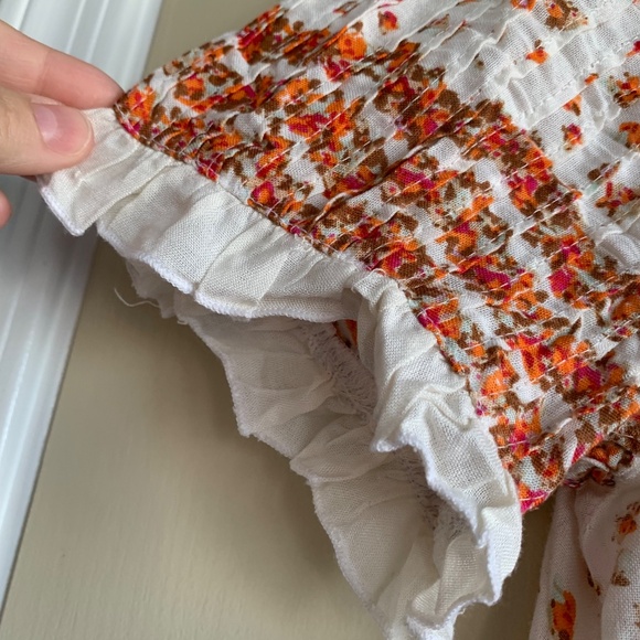 Free People Rare Feelings Floral Tiered Maxi Dresss Sz.M Boho Peasant Prarie - Picture 3 of 14